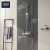 Grohe Euphoria SmartControl Thermostatic Shower System with Slide Bar, Hose, and Valve Trim - Less Hand Shower and Shower Head 26511000