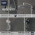 Grohe Euphoria SmartControl Thermostatic Shower System with Slide Bar, Hose, and Valve Trim - Less Hand Shower and Shower Head 26511000