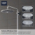 Grohe Euphoria SmartControl Thermostatic Shower System with Slide Bar, Hose, and Valve Trim - Less Hand Shower and Shower Head 26511000