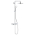 Grohe Euphoria SmartControl Thermostatic Shower System with Slide Bar, Hose, and Valve Trim - Less Hand Shower and Shower Head 26511000