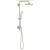 Grohe Retro-Fit 1.75 GPM Shower System with Single Function Rain Shower Head, Slide Bar, Multi Function Hand Shower, and 17-3/4" Swivel Shower Arm 26123EN1