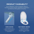 TOTO Redington 1.28 GPF One Piece Elongated Toilet with Left Hand Lever - Bidet Seat Included MW6724726CEFG#01