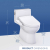 TOTO Redington 1.28 GPF One Piece Elongated Toilet with Left Hand Lever - Bidet Seat IncludedTOTO Redington 1.28 GPF One Piece Elongated Toilet with Left Hand Lever - Bidet Seat Included
