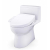 TOTO Redington 1.28 GPF One Piece Elongated Toilet with Left Hand Lever - Bidet Seat Included