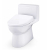 TOTO Redington 1.28 GPF One Piece Elongated Toilet with Left Hand Lever - Bidet Seat Included  MW6724736CEFG#01