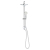 Grohe Retro-Fit 1.75 GPM Shower System with Single Function Rain Shower Head, Slide Bar, Multi Function Hand Shower, and 17-3/4" Swivel Shower Arm 26123001
