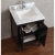 Martin 24" Solid Wood Single Bathroom Vanity in Charcoal Grey HM-001-24-WMSQ-CG