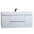 47.25"  Wall Mount Contemporary Bathroom Vanity Glossy White RS-R1200-HGW