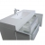 47.25"  Wall Mount Contemporary Bathroom Vanity Glossy White RS-R1200-HGW