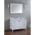 Vincent 48" Solid Wood Single Bathroom Vanity in White HM-13001-48-WMSQ-WT