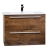 Nola 29.5" Wall-Mount Modern Bathroom Vanity Rose Wood TN-T750C-RW