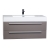 39.25" Wall-Mount Contemporary Bathroom Vanity High Gloss Iron Grey TN-T1000-HGBG