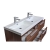 Buy 47 Inch Wall Mounted Modern Double Bathroom Vanity in Walnut TN-T1200D-WN on Conceptbaths.com