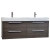 54" Modern Double-sink Vanity Set with Drawers  Grey Oak TN-B1380-GO