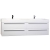 Andria 71" Contemporary Double Wall Mounted Glossy White TN-M1810-HGW