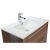 Nola 29.5" Wall-Mount Modern Bathroom Vanity Teak TN-T750C-TK