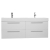 54" Modern Double-sink Vanity Set with Drawers  Gloss White TN-B1380-HGW