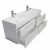 Buy 54 Inch Modern Double-sink Vanity Set with Drawers  Gloss White TN-B1380-HGW - Conceptbaths.com