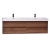 Angela 71" Contemporary Double Wall Mounted Walnut TN-AG1810-WN