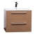 Caen 24" Wall-Mounted Single Bathroom Vanity Set in Light Oak Optional Mirror RS-DM600-LOK