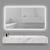 59"x36" LED Mirror with Defogger