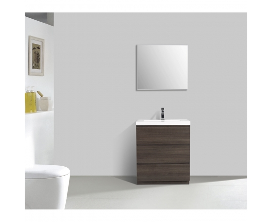 Edison 23.6" Single Bathroom Vanity Set in Grey OakTN-ED600-GOEdison 29.5" Single Bathroom Vanity Set in Grey Oak TN-ED750-GO