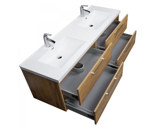 Camino 67 Inch Modern Double Vanity Set Wall Mount In Natural Oak Tn A1710 No Conceptbaths Com Camino 67 Inch Modern Double Vanity Set, Oak Double Vanity Set