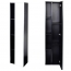 16" Matt Black Linen Cabinet with Mirror TN-T700-SC-BK