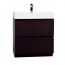 29.5" Contemporary Bathroom Vanity in Espresso Optional Mirror TN-LY750-WG