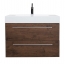 31.5" Wall-Mount Contemporary Bathroom Vanity, Rose wood,  TN-M800-RW