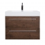 27"  Wall Mounted Single Bathroom Vanity, Rosewood TN-T690-RW