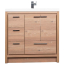 Enna 36 Inch Modern Bathroom Vanity in Natural Oak, TN-LA900L-RO