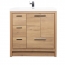 Enna 36 Inch Modern Bathroom Vanity in Natural Oak, TN-LA900L-NO