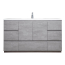 CBI Edison 60 Inch Single Modern Bathroom Vanity , Cement Grey TN-ED1500S-CG