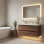 Buy Angela 42" Wall-Mount Bathroom Vanity Walnut TN-AG1065-1-WN- Conceptbaths.com Free Shipping