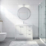 ConceptBaths 42 Inch Enna Hight Gloss White Modern Bathroom Vanity, Gloss White TN-LA1065R-HGW