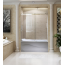 Signature Sliding Tub Door, W60"x H64", Brushed Nickel, 3/8" thick Clear Glass