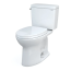 Drake Two-Piece Elongated 1.28 GPF TORNADO FLUSH Toilet with CEFIONTECT and SoftClose Seat, WASHLET+ Ready, Cotton White - MS776124CEG#01