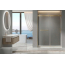 Sapphire Sliding Shower Door, W60" x H78",  3/8" Frosted Glass, Brushed Gold