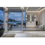 Sorene Frameless Double Sliding Shower Door, W60" x H78", Black, 3/8" Ultra Clear Low Iron Glass,Soft Closing