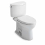 TOTO Drake II 1.28 GPF Two Piece Elongated Toilet with Left Hand Lever - Seat IncludedTOTO Drake II 1.28 GPF Two Piece Elongated Toilet with Left Hand Lever - Seat IncludedTOTO Drake II 1.28 GPF Two Piece Elongated Toilet with Left Hand Lever - Seat Included