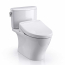 TOTO Washlet+ Nexus Two-piece Elongated 1.28 GPF Toilet With S5 Bidet Seat