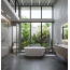 Oasis Acrylic Freestanding Soaking Bathtub  59" x 31.5"