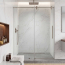 Segovia Frameless Single Sliding Shower Door W60" x H78",Ultra Clear 3/8" Glass, Brushed Nickel Hardware