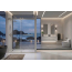 Sorene Frameless Double Sliding Shower Door, W60" x H78", Brushed Nickel, 3/8" Ultra Clear Low Iron Glass,Soft Closing