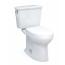 TOTO Drake 1.28 GPF Two Piece Elongated Chair Height Toilet with Left Hand Lever - Seat Included
