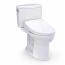 TOTO Washlet+ Drake II Two-piece Elongated 1.28 GPF Toilet And Washlet+ S5 Bidet Seat