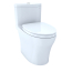 TOTO Aquia IV 0.9 / 1.28 GPF Dual Flush Two Piece Elongated Chair Height Toilet with Left Hand Lever - Seat Included