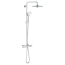 Grohe Euphoria Thermostatic Shower System with Shower Head, Hand Shower, Slide Bar, Shower Arm, and Hose