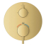 Grohe Atrio New Two Function Thermostatic Valve Trim Only with Dual Lever Handles, Integrated Diverter, and Volume Control - Less Rough In 24361GN0